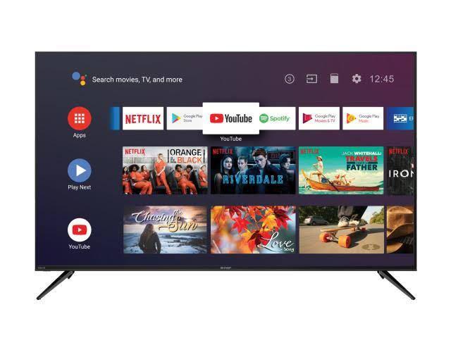 SHARP 70 inches UHD ANDROID TV 4T-C70CK3X (Category: TV) located in Quezon City. Submitted by annys.online (Listing ID 1176340741, Image 1). Description: Sharp 70 inches 4K Android TV 4T-C70CK3X * 70” 4K Android TV * AQUOS original processor that enhance and ensure the viewing quality of experience * Thousands of applications to download and install such as VODs, Games, News, etc. * Interact with your Android TV thru its built-in Voice Assistant 