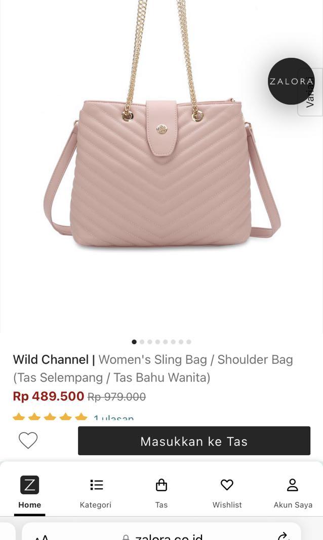 Jual Wild Channel Women's Sling Bag / Waist Bag / Hand Bag (Tas Selempang /  Tas Pinggang / Tas Tangan Wanita ) Original 2023