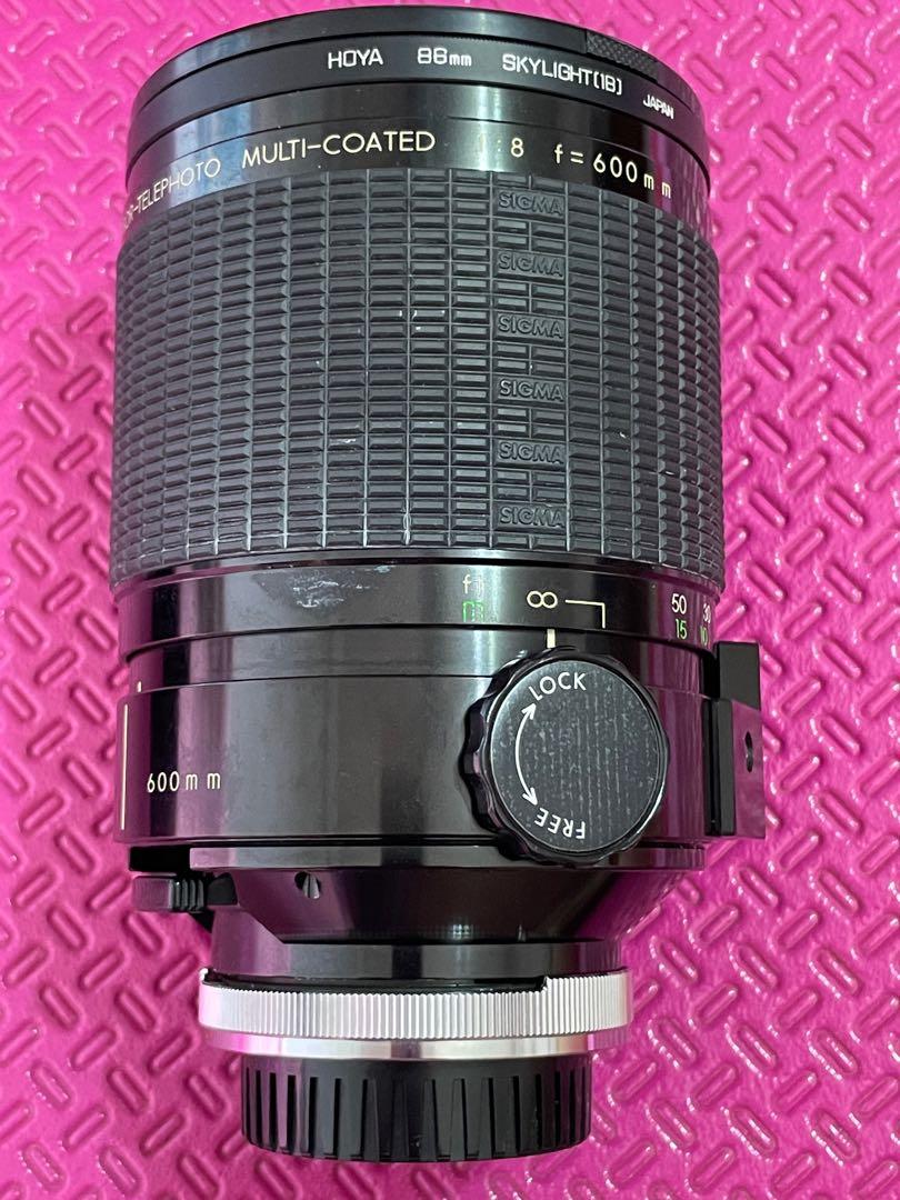 Sigma Mirror Telephoto 600mm F8 Canon FD Mount Mirror Lens