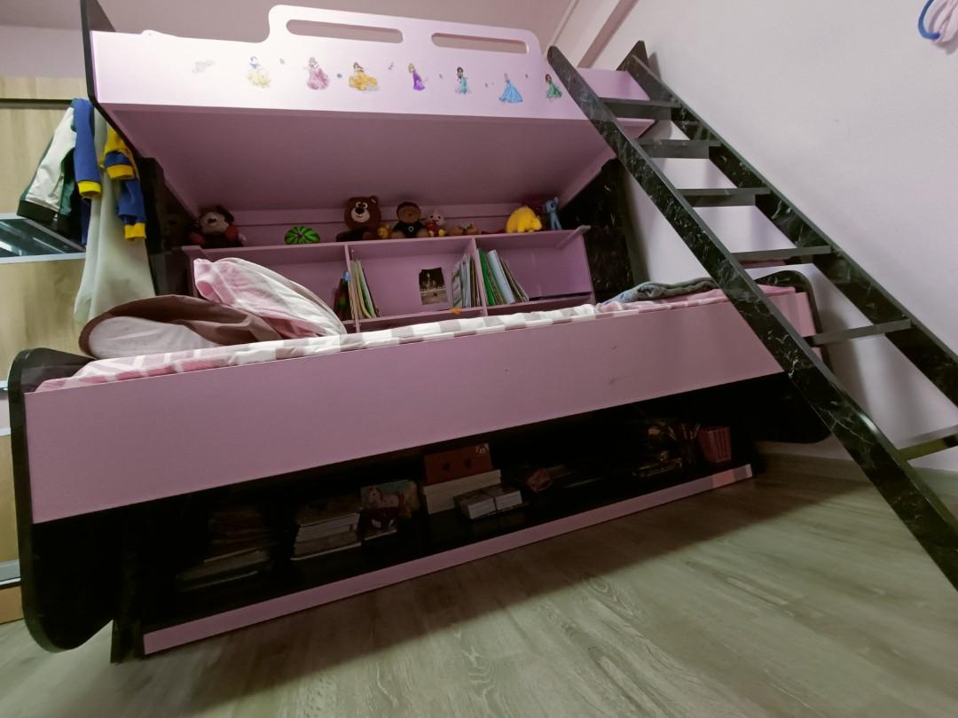 Smart bed cum study table for SALE, Furniture & Home Living, Furniture