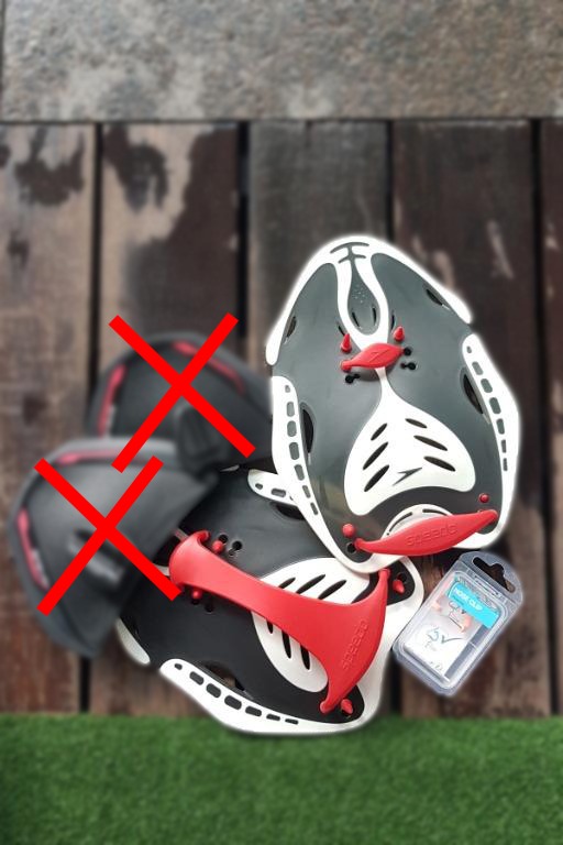 Speedo Biofuse Hand Paddles & Nose Clip, Sports Equipment, Sports