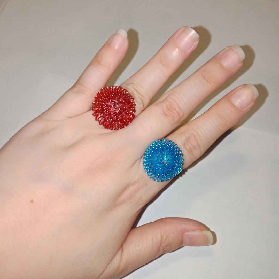 Spiky Ball Rings (Category: Rings) located in Quezon City. Submitted by abubutingthings (Listing ID 1176428739, Image 1). Description: 📣 MOVING OUT SALE. ALL ITEMS MUST GO BEFORE AUGUST 13, 2022! Take all for Php10 only! Adjustable.