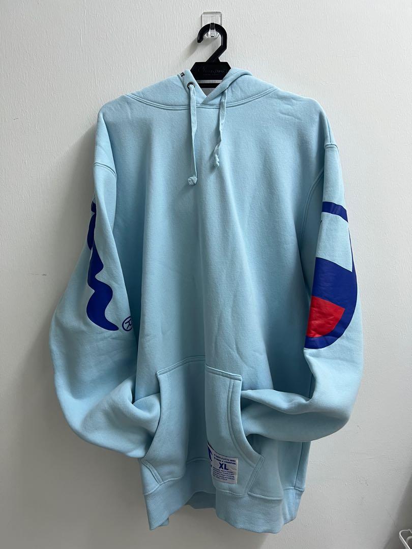 Supreme champion hotsell hoodie blue
