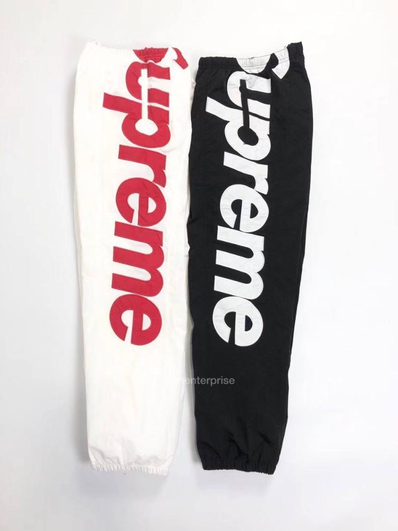 supreme spellout track pant
