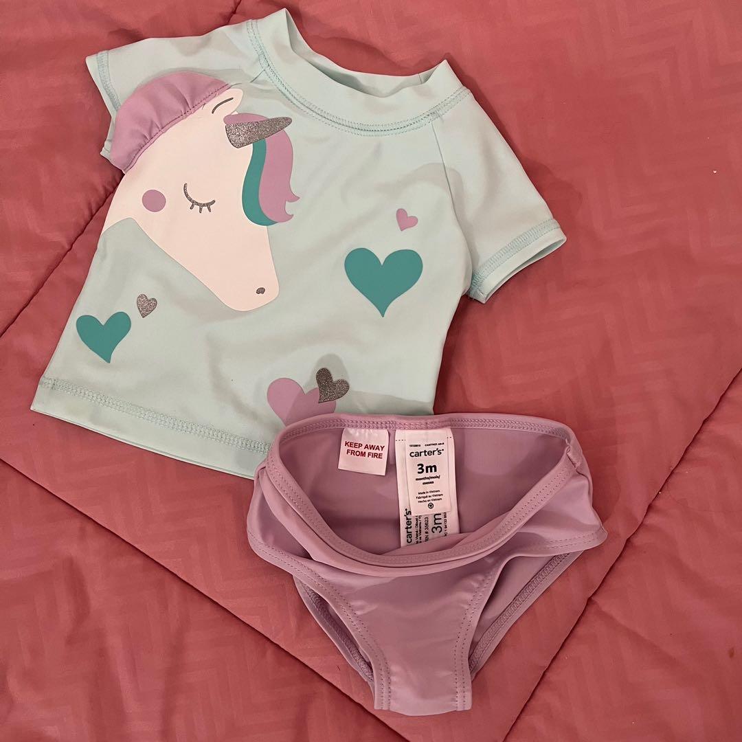 Swimsuit for 3 discount month old girl