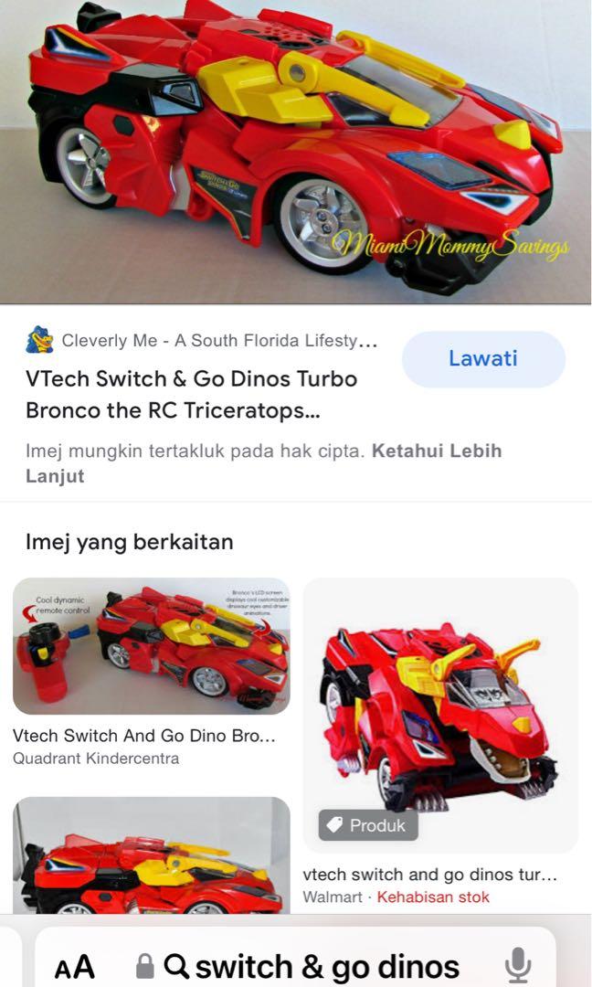 Switch go dinos turbo Rc Triceratops Hobbies Toys Toys
