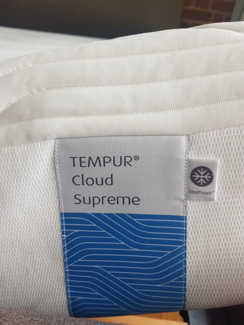Tempur cloud supreme Queen size mattress, Furniture & Home Living