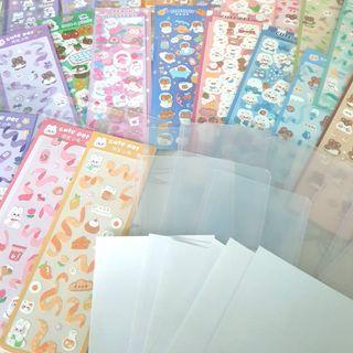 [INSTOCK] 10 Sheets Stickers Set / Toploader Deco Kit
