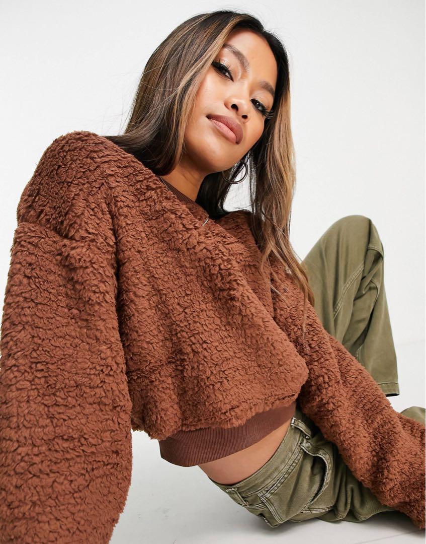 Topshop teddy jumper online