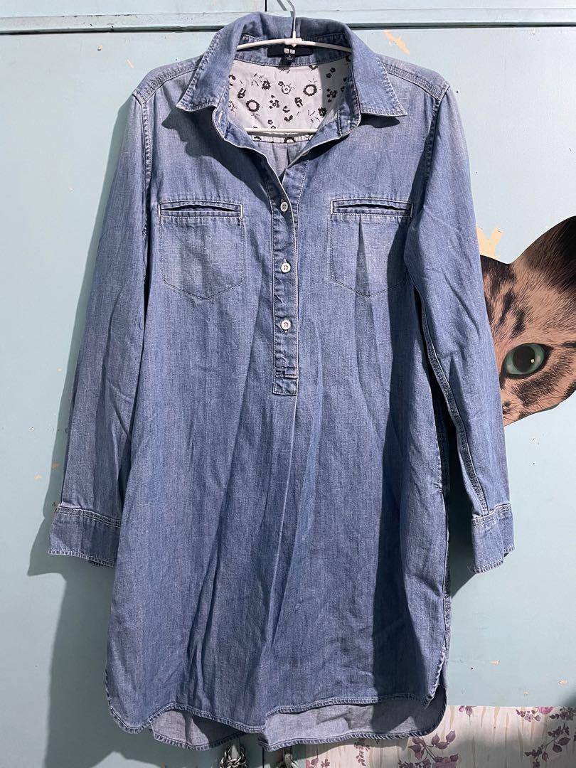 Uniqlo Denim Dress (Small) (Category: Dresses) located in Quezon City. Submitted by StealStyle (Listing ID 1176426111, Image 1). Description: .