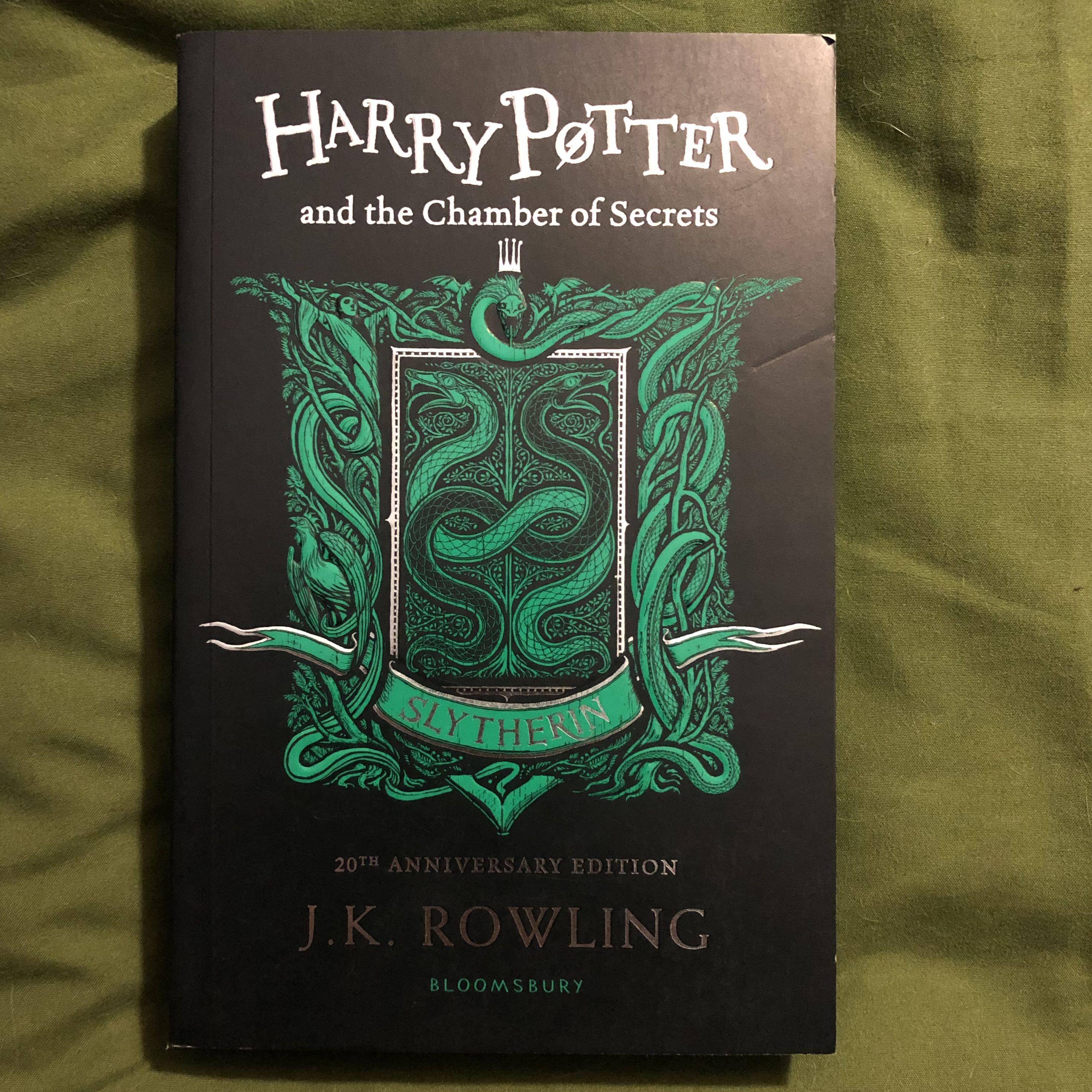 Harry Potter and the Chamber of Secrets – Slytherin Edition: : J.K.  Rowling: Bloomsbury Children's Books
