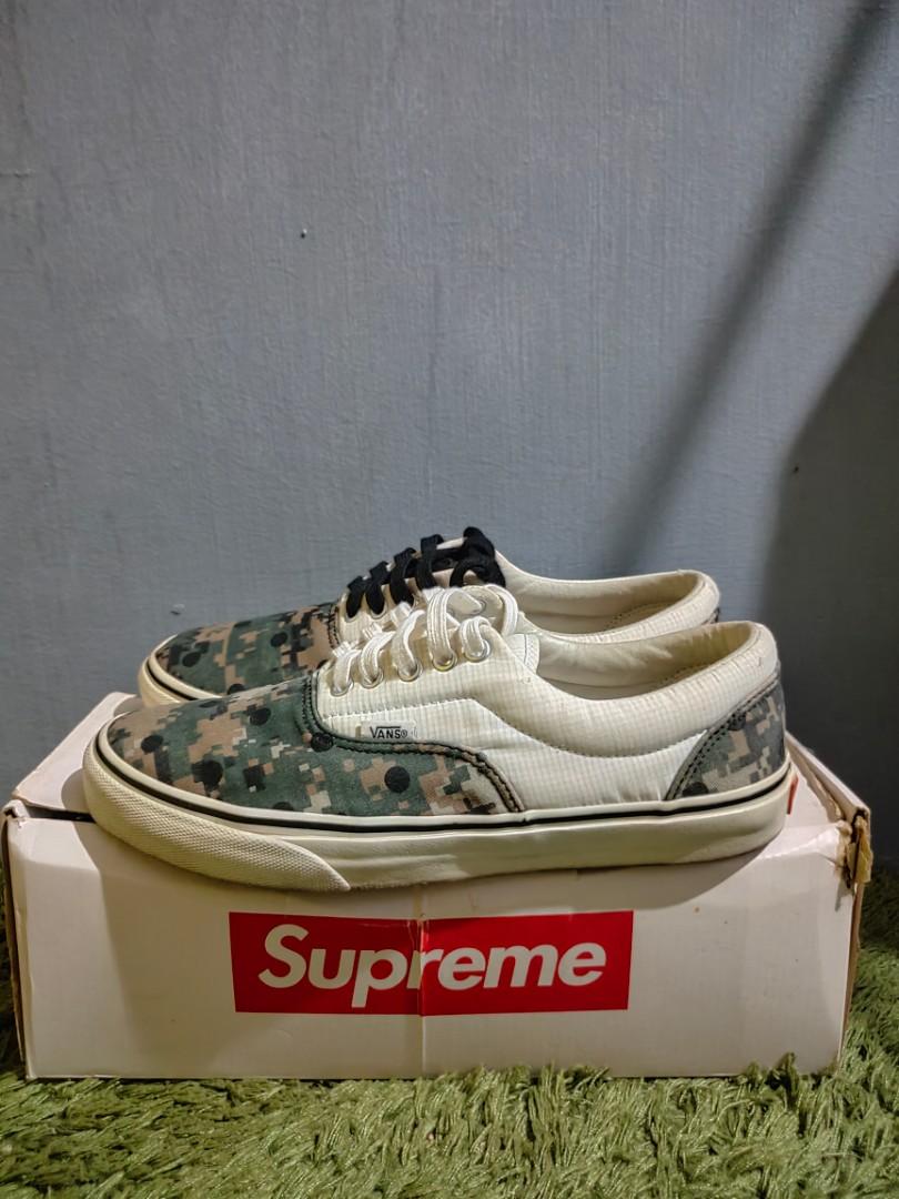Vans x supreme x cdg digital camo Men s Fashion Footwear