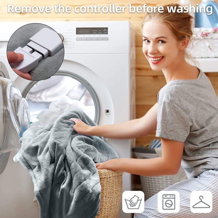 VICSAINTECK Electric Heated Blanket, Furniture & Home Living, Furniture