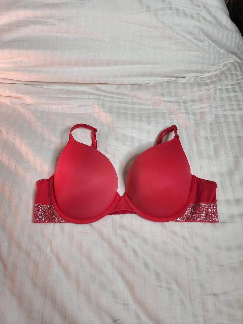 Victoria's Secret PINK bra 36C. Used once, Women's Fashion, Undergarments &  Loungewear on Carousell