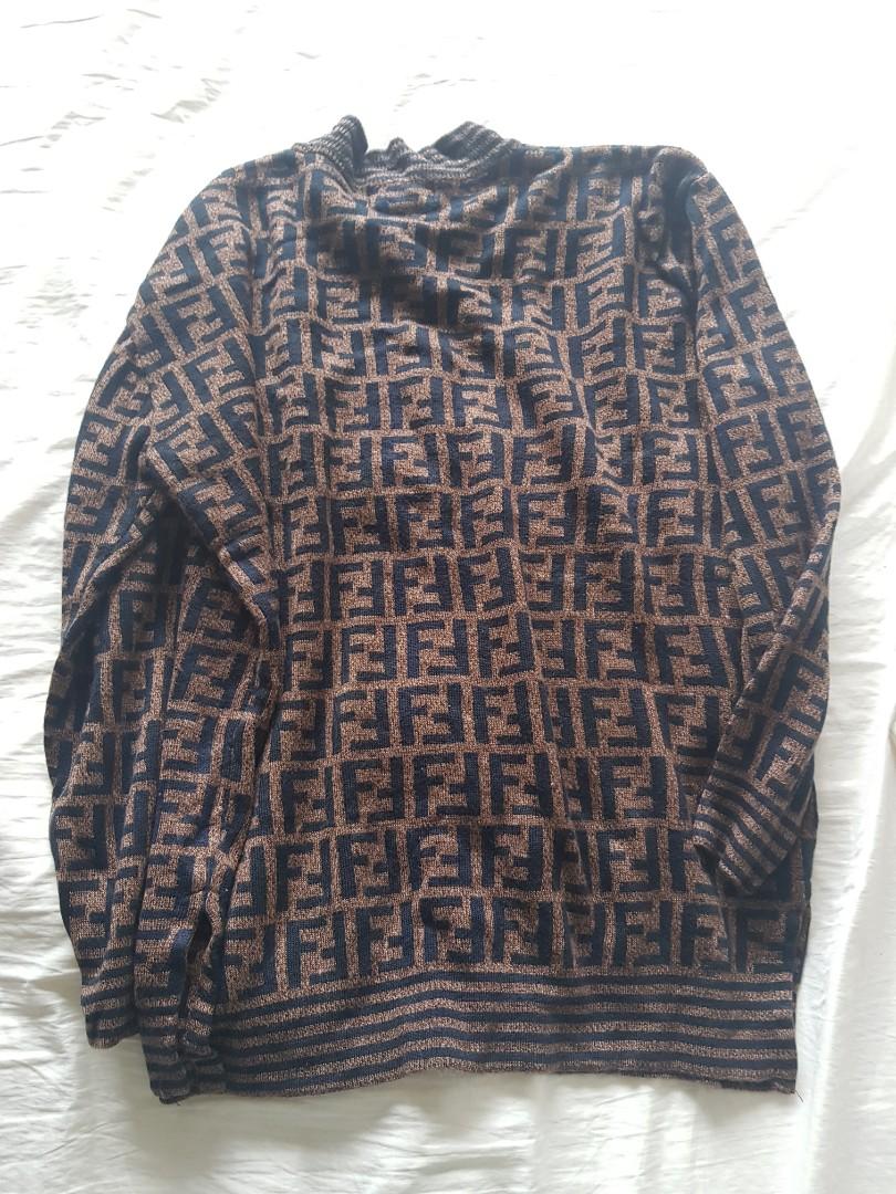 Vintage Fendi knitted long sleeve top 