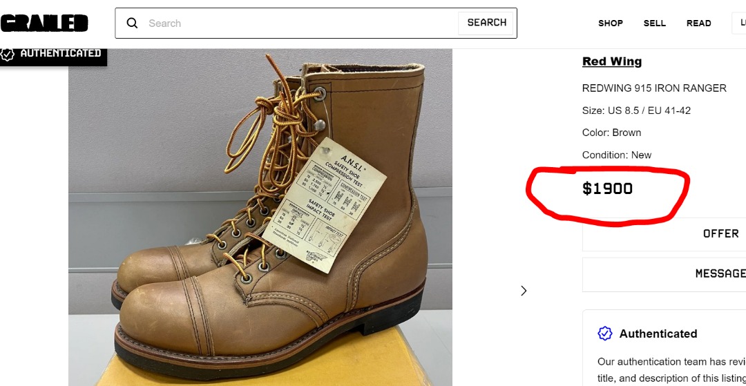 Red wing 915 for 2024 sale