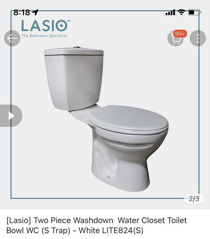 WC toilet bowl S trap, Furniture & Home Living, Bathroom & Kitchen