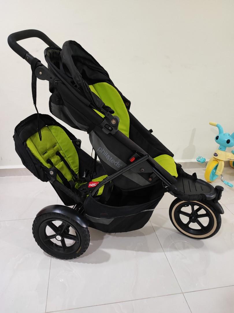 Phil and ted outlet double stroller used