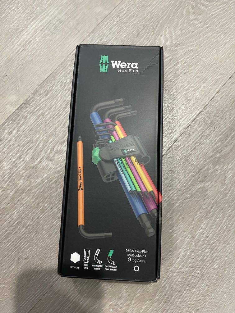 WERA hex key set, Sports Equipment, Bicycles & Parts, Parts