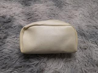 White Leather Coin Purse