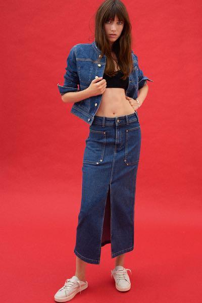 70s skirt online zara