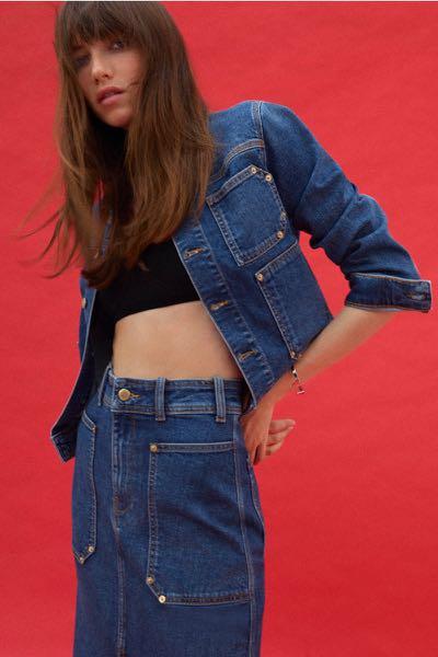 70s shop skirt zara