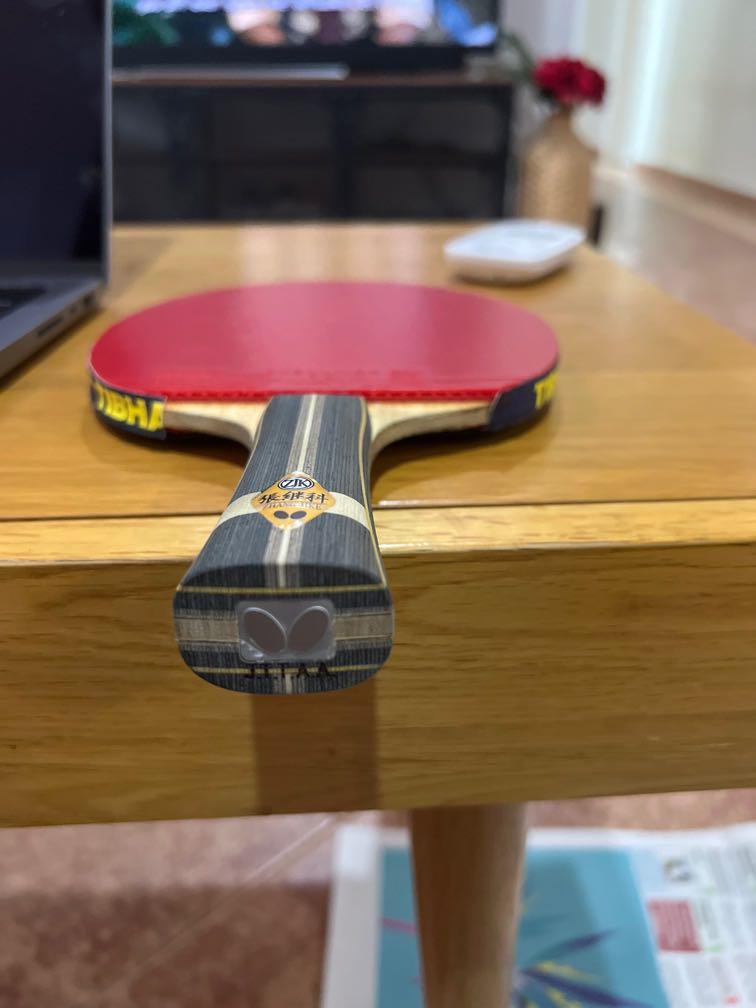 Zhang jike zlc with mxp rubber, Sports Equipment, Sports & Games