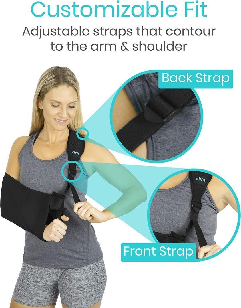 DEBIK | Arm Sling Shoulder Immobilizer - Can Be Used During Sleep Rotator  Cuff Support Brace Adjustable Medical Sling for Broken & Fractured Bones