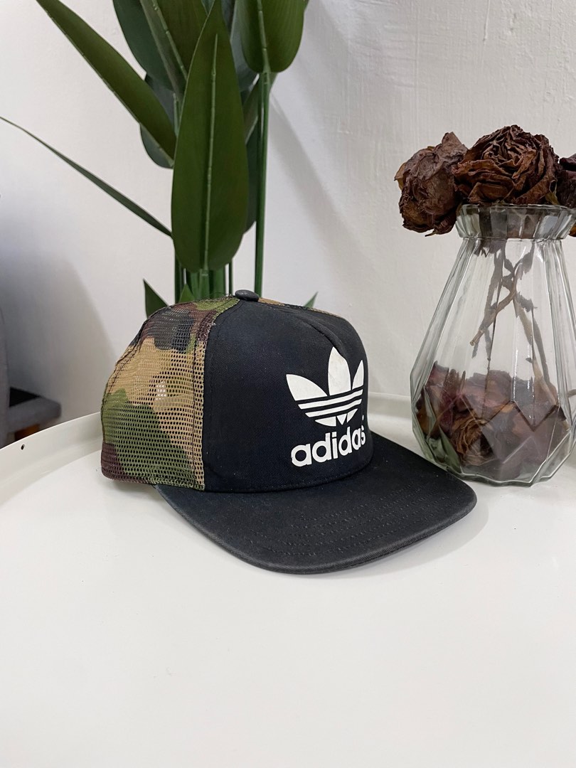 Adidas camo trucker cap 2025