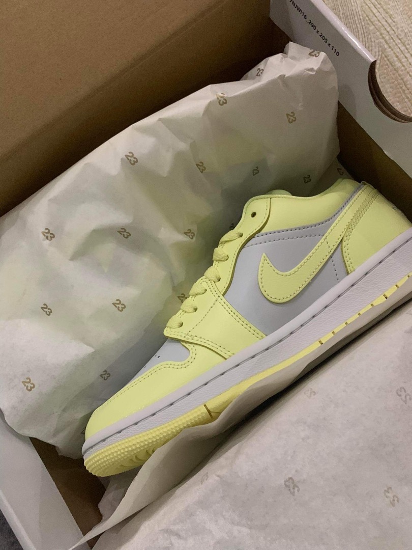 AIR JORDAN 1 LOW 'LEMONADE', Women's Fashion, Footwear, Sneakers on