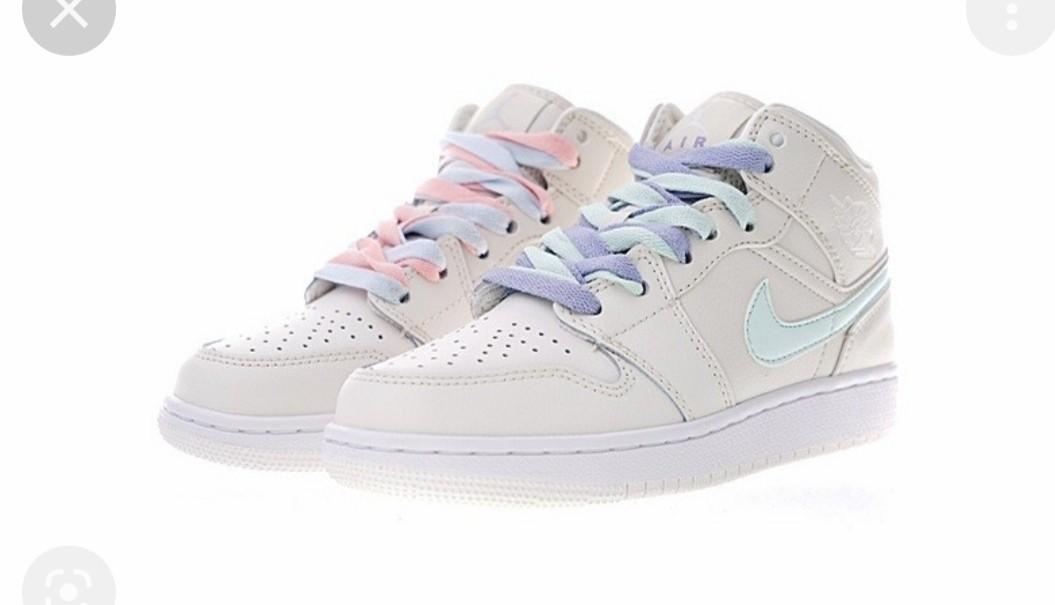 Air jordan 1 mid gg multi color online swoosh