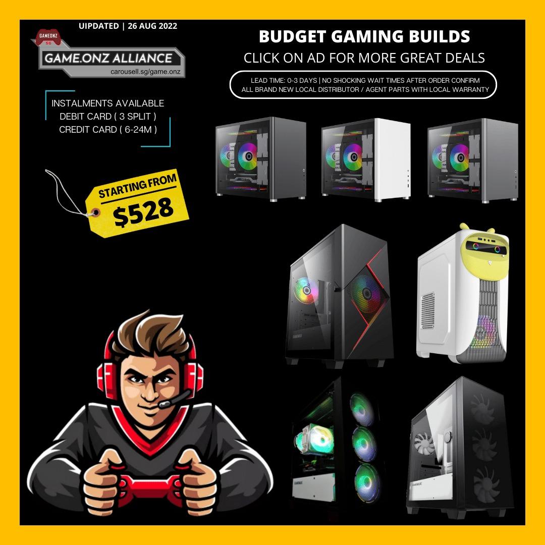 Amd Ryzen Builds Gaming Pc 3300x 3500 3500x 3600 3700x 5600x 5800x 5900x Gaming Desktop