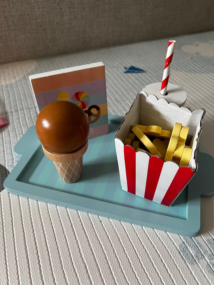 Anko KMART Wooden Toys Movies Snack Set, Hobbies & Toys, Toys & Games