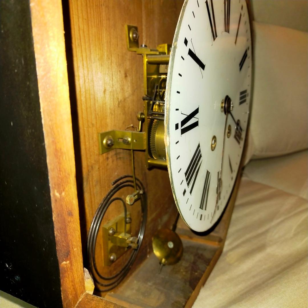 Antique Large French Bakers Wall Clock, Furniture & Home Living, Home