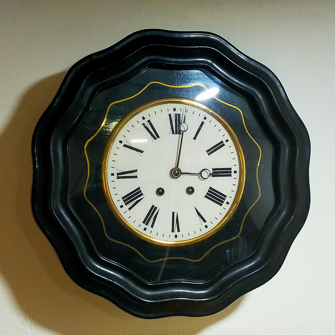 Antique Large French Bakers Wall Clock, Furniture & Home Living, Home