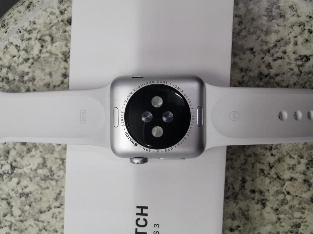 Apple watch hotsell s3 38mm white