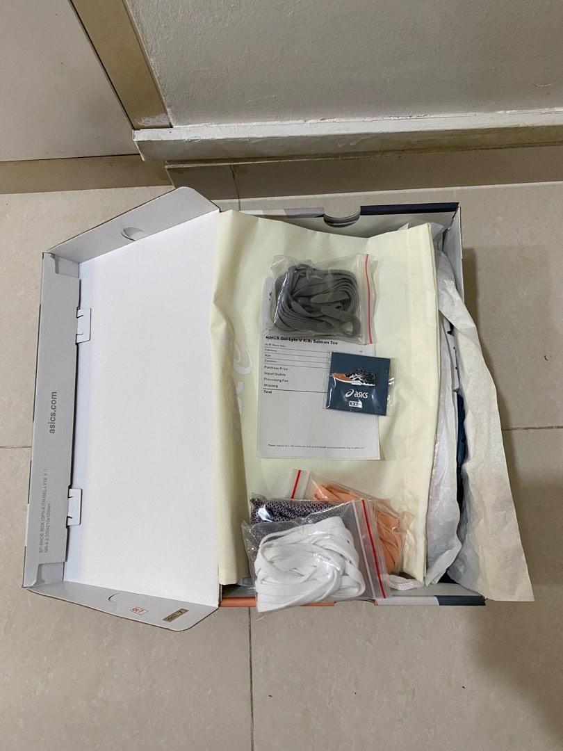 kith asics salmon toe