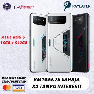 Asus Rog Phone 6 New Malaysia Set (PAYLATER without interest rate) (Instalment under credit card available too)