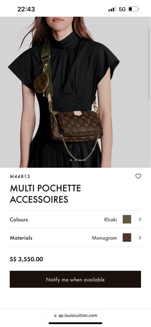 Louis Vuitton Multi Pochette Accessories Full Set Khaki Green - A World Of  Goods For You, LLC