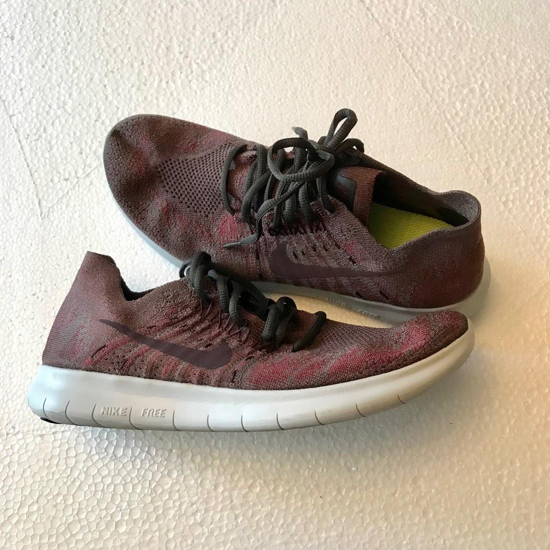 Nike free hot sale run maroon