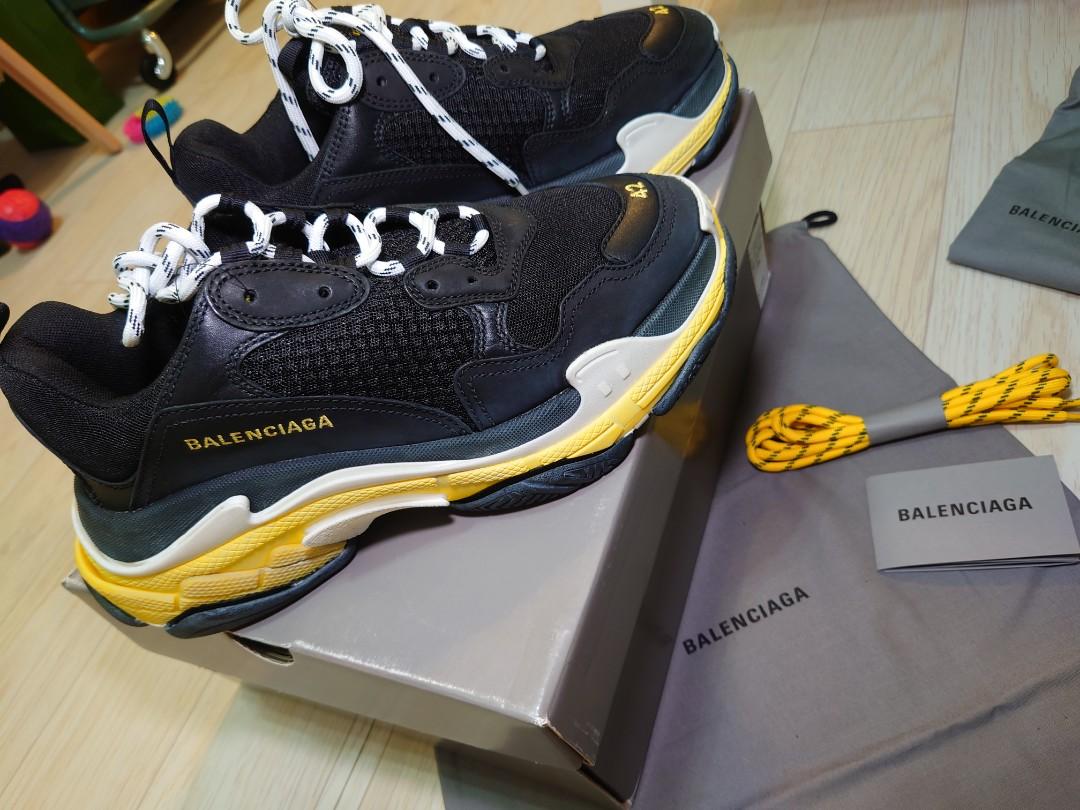 Triple s yellow clearance black