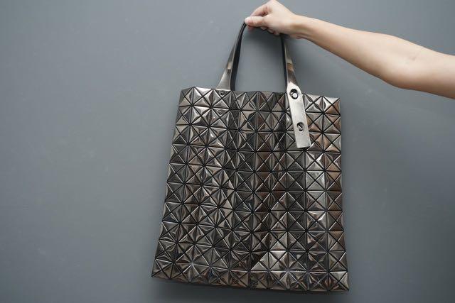 Bao Bao Issey Miyake Prism Tote in Gunmetal Women s Fashion Bags
