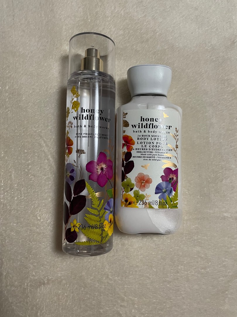 BBW Honey Wildflower Lotion and Fragrance Mist, Beauty & Personal Care