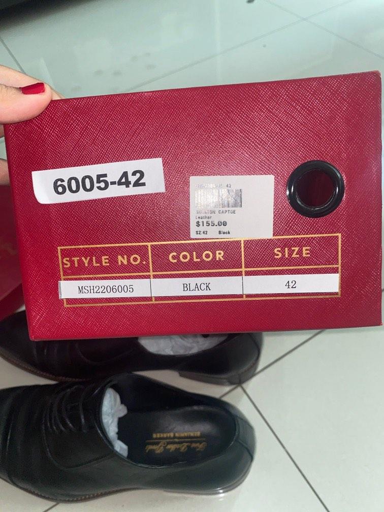 Benjamin Barker black dress shoes, Men's Fashion, Footwear, Dress Shoes