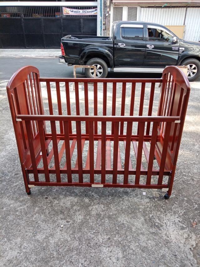 Bimbo Bello Cherrywood Baby Cot Crib Bed without Mattress made in