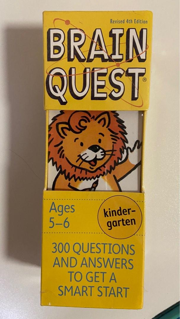 Brain Quest Kindergarten Cards Ages 56 300 Questions & Answers