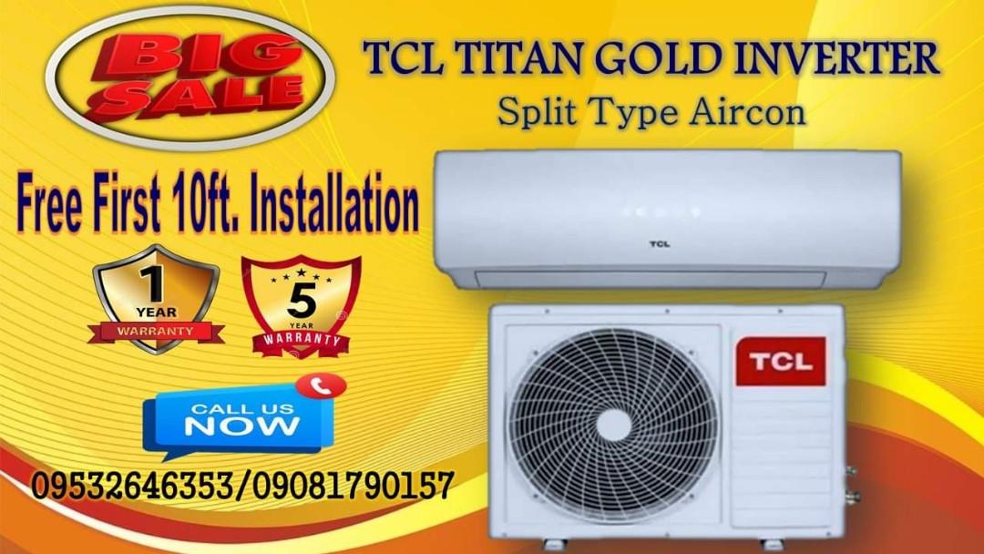 Brand new sealed split type AIRCON free installation free delivery in