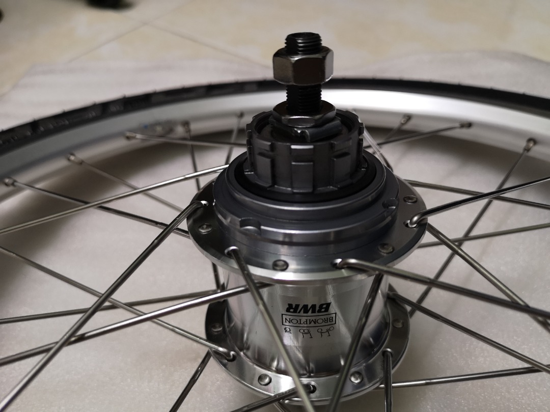 Brompton rear wheel BWR 6speed very smooth SET002 Sports