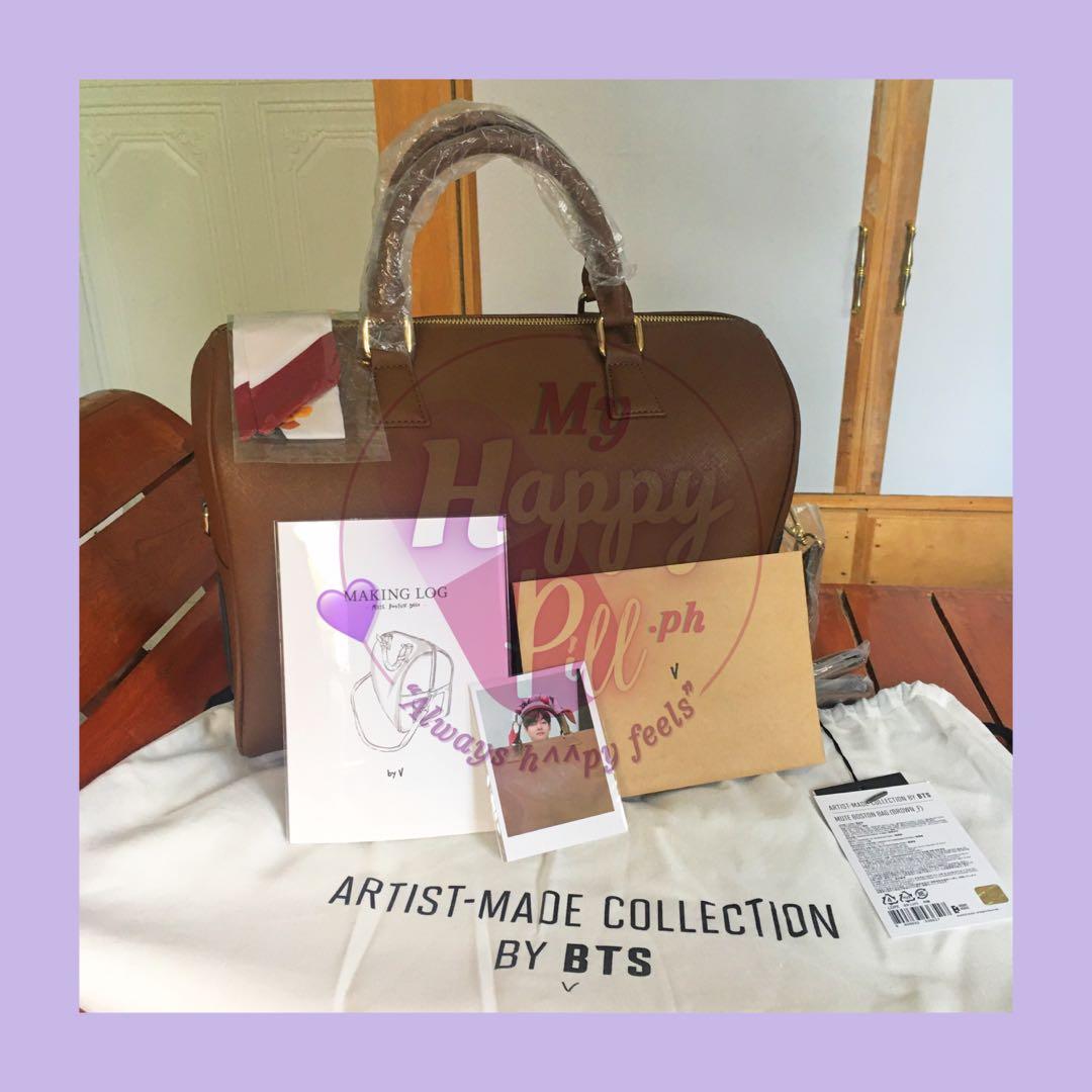 BTS V MUTE BOSTON BAG Tete Taehyun Boston bag Artist Made Collection by V  New | eBay