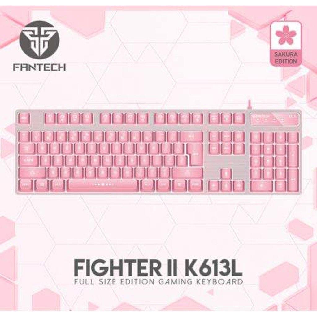 BUNDLE- Fantech Sakura Keyboard + Mouse (Category: Computer Keyboard) located in Paranaque City. Submitted by rhea_castillo.744 (Listing ID 1181828036, Image 1). Description: ￼BUNDLE SALE! Rfs: Not used anymore Item 1: Fantech RGB Backlit Full Keys Gaming Keyboard - Fighter II K613L Sakura Edition * No issues, no defects, no missing parts/keys * Wired * Membrane switch, non-mechanical * with box Item 2: ￼FANTECH Sakura Edition Crypto VX7 Gaming M